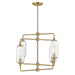 Savoy House - 1-3025-4-322 - Four Light Chandelier - Holton - Warm Brass