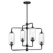 Savoy House - 1-3025-4-89 - Four Light Chandelier - Holton - Matte Black