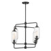 Savoy House - 1-3025-4-89 - Four Light Chandelier - Holton - Matte Black