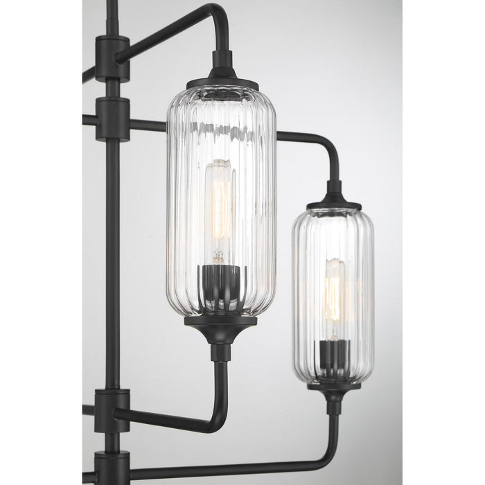 Savoy House - 1-3025-4-89 - Four Light Chandelier - Holton - Matte Black