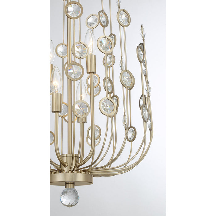 Savoy House - 1-3597-4-127 - Four Light Chandelier - Irina - Noble Brass