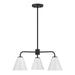 Savoy House - 1-4013-3-89 - Three Light Chandelier - Blair - Matte Black