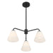 Savoy House - 1-4013-3-89 - Three Light Chandelier - Blair - Matte Black