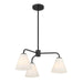Savoy House - 1-4013-3-89 - Three Light Chandelier - Blair - Matte Black