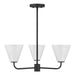 Savoy House - 1-4013-3-89 - Three Light Chandelier - Blair - Matte Black