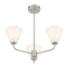 Savoy House - 1-4013-3-SN - Three Light Chandelier - Blair - Satin Nickel