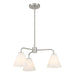 Savoy House - 1-4013-3-SN - Three Light Chandelier - Blair - Satin Nickel