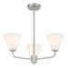 Savoy House - 1-4013-3-SN - Three Light Chandelier - Blair - Satin Nickel