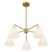 Savoy House - 1-4015-5-322 - Five Light Chandelier - Blair - Warm Brass