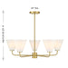 Savoy House - 1-4015-5-322 - Five Light Chandelier - Blair - Warm Brass