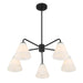 Savoy House - 1-4015-5-89 - Five Light Chandelier - Blair - Matte Black