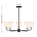 Savoy House - 1-4015-5-89 - Five Light Chandelier - Blair - Matte Black