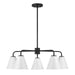 Savoy House - 1-4015-5-89 - Five Light Chandelier - Blair - Matte Black