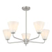Savoy House - 1-4015-5-SN - Five Light Chandelier - Blair - Satin Nickel