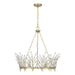 Savoy House - 1-4073-6-127 - Six Light Chandelier - Orianna - Noble Brass