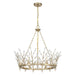 Savoy House - 1-4073-6-127 - Six Light Chandelier - Orianna - Noble Brass