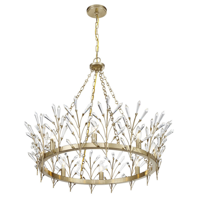 Savoy House - 1-4074-8-127 - Eight Light Chandelier - Orianna - Noble Brass