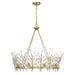 Savoy House - 1-4074-8-127 - Eight Light Chandelier - Orianna - Noble Brass