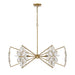 Savoy House - 1-4529-6-221 - Six Light Chandelier - Marbella - Gold Shimmer