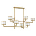 Savoy House - 1-6493-8-328 - Eight Light Chandelier - Mariquita - Spun Gold