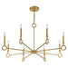 Savoy House - 1-6847-8-93 - Eight Light Chandelier - Noah - Gold Armory