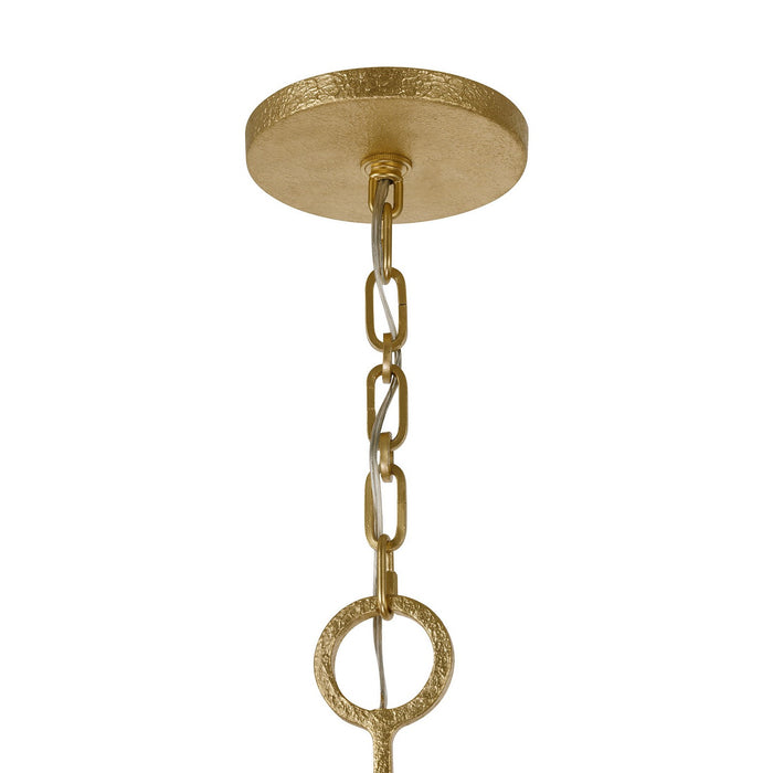 Savoy House - 1-6847-8-93 - Eight Light Chandelier - Noah - Gold Armory