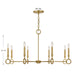 Savoy House - 1-6847-8-93 - Eight Light Chandelier - Noah - Gold Armory