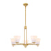 Savoy House - 1-7265-5-322 - Five Light Chandelier - Kohlman - Warm Brass