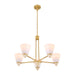 Savoy House - 1-7265-5-322 - Five Light Chandelier - Kohlman - Warm Brass