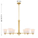 Savoy House - 1-7266-6-322 - Six Light Chandelier - Kohlman - Warm Brass