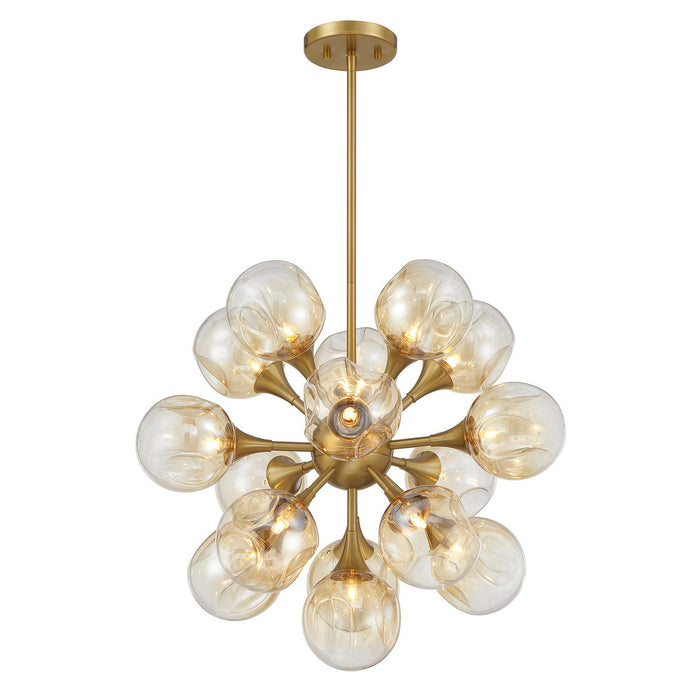 Savoy House - 1-7934-16-322 - 16 Light Chandelier - Matisse - Warm Brass