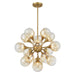 Savoy House - 1-7934-16-322 - 16 Light Chandelier - Matisse - Warm Brass