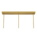 Savoy House - 1-8031-3-322 - Three Light Linear Chandelier - Hillbourne - Warm Brass