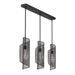 Savoy House - 1-8031-3-89 - Three Light Linear Chandelier - Hillbourne - Matte Black