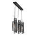 Savoy House - 1-8031-3-89 - Three Light Linear Chandelier - Hillbourne - Matte Black