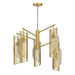 Savoy House - 1-8032-5-322 - Five Light Chandelier - Hillbourne - Warm Brass