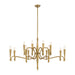 Savoy House - 1-9418-12-220 - 12 Light Chandelier - Tremont - Riviera Brass