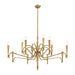 Savoy House - 1-9418-12-220 - 12 Light Chandelier - Tremont - Riviera Brass