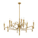 Savoy House - 1-9418-12-220 - 12 Light Chandelier - Tremont - Riviera Brass