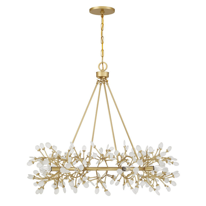 Savoy House - 1-9855-8-328 - Eight Light Chandelier - Once - Spun Gold
