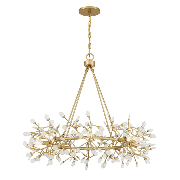Savoy House - 1-9855-8-328 - Eight Light Chandelier - Once - Spun Gold