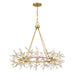 Savoy House - 1-9855-8-328 - Eight Light Chandelier - Once - Spun Gold
