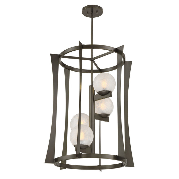 Savoy House - 3-1018-4-15 - Four Light Pendant - Darien - Mediterranean Bronze