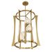 Savoy House - 3-1018-4-322 - Four Light Pendant - Darien - Warm Brass