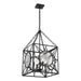 Savoy House - 3-5063-4-89 - Four Light Pendant - Balfour - Matte Black