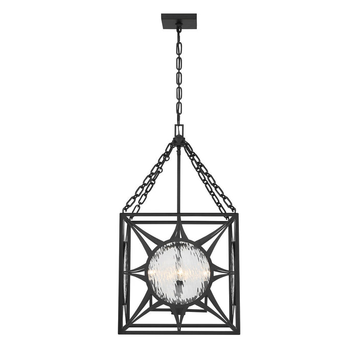 Savoy House - 3-5063-4-89 - Four Light Pendant - Balfour - Matte Black