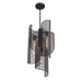 Savoy House - 3-8033-3-89 - Three Light Pendant - Hillbourne - Matte Black