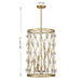 Savoy House - 3-8412-6-322 - Six Light Pendant - Bailey - Warm Brass