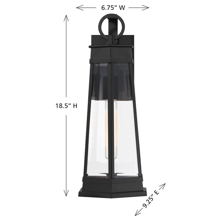 Savoy House - 5-205-BK - One Light Outdoor Wall Lantern - Payne - Matte Black