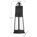 Savoy House - 5-205-BK - One Light Outdoor Wall Lantern - Payne - Matte Black